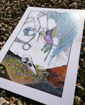 Jason Addicott print "Whirring"