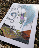 Jason Addicott print "Whirring"