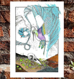 Jason Addicott print "Whirring"