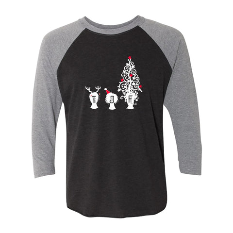 Nadolig Raglan Long sleeve